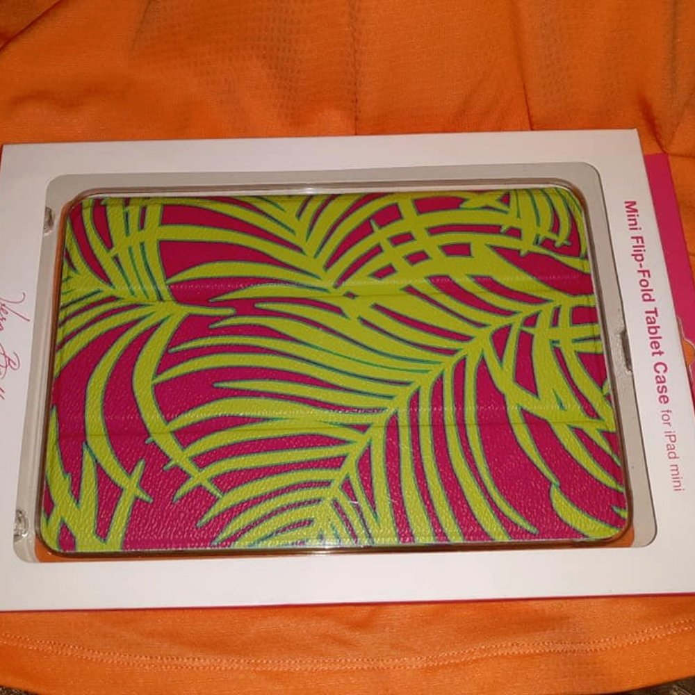 VERA BRADLEY PALM FRONDS Flip Fold IPAD Mini Case - Picture 1 of 4